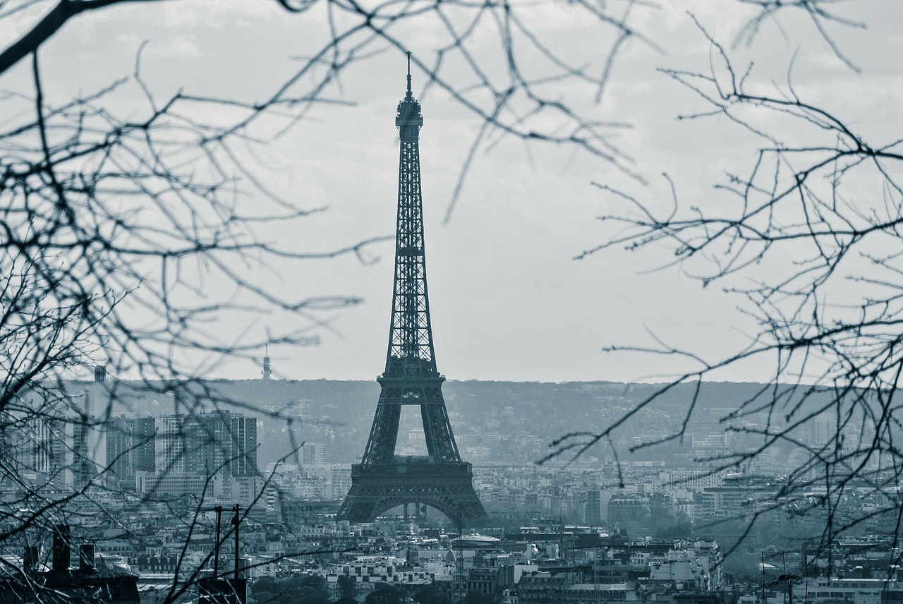 Torre Eiffel nebbia