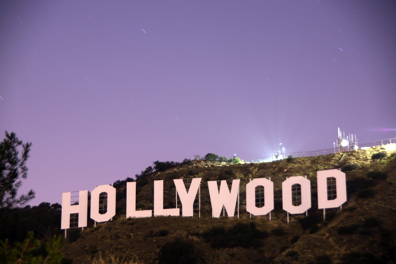 Scritta Hollywood