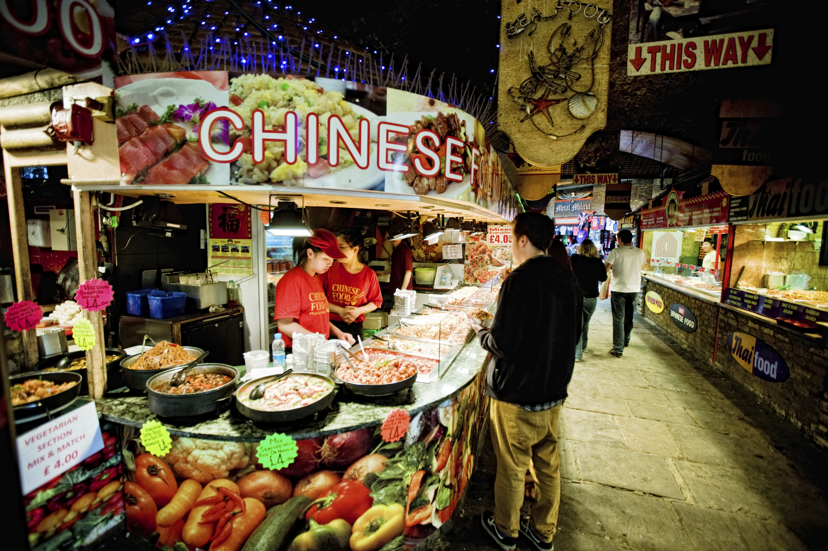 Cibo cinese da asporto a Camden Town