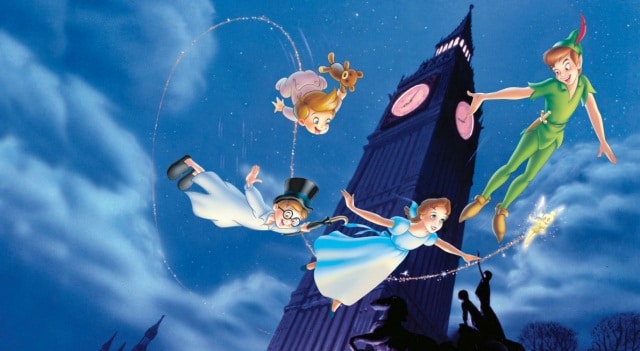 Frame dal cartone disney Peter Pan