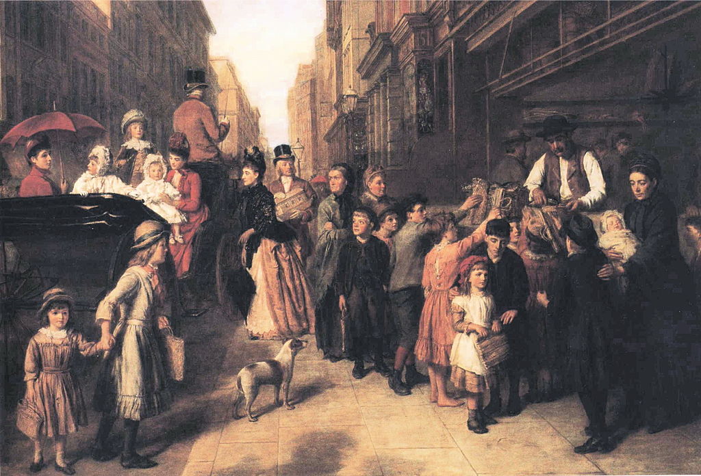 William Powell Frith - Poverty and Wealth