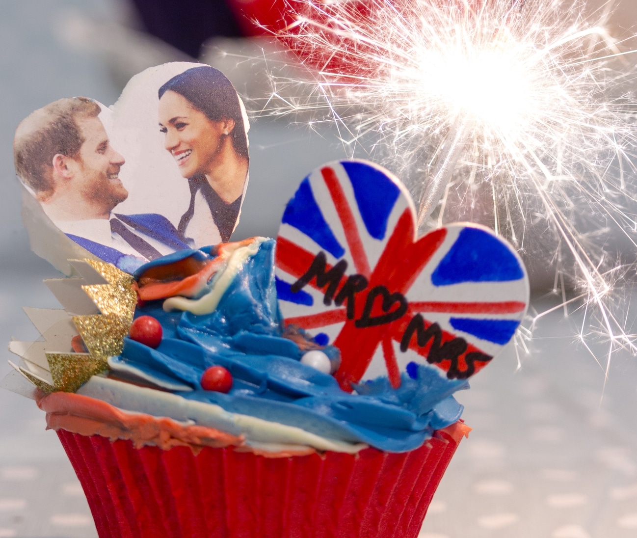 Cupcake in onore del matrimonio di Meghan e Harry