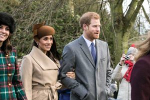 Il Principe Harry e Meghan Markle il giorno di Natale