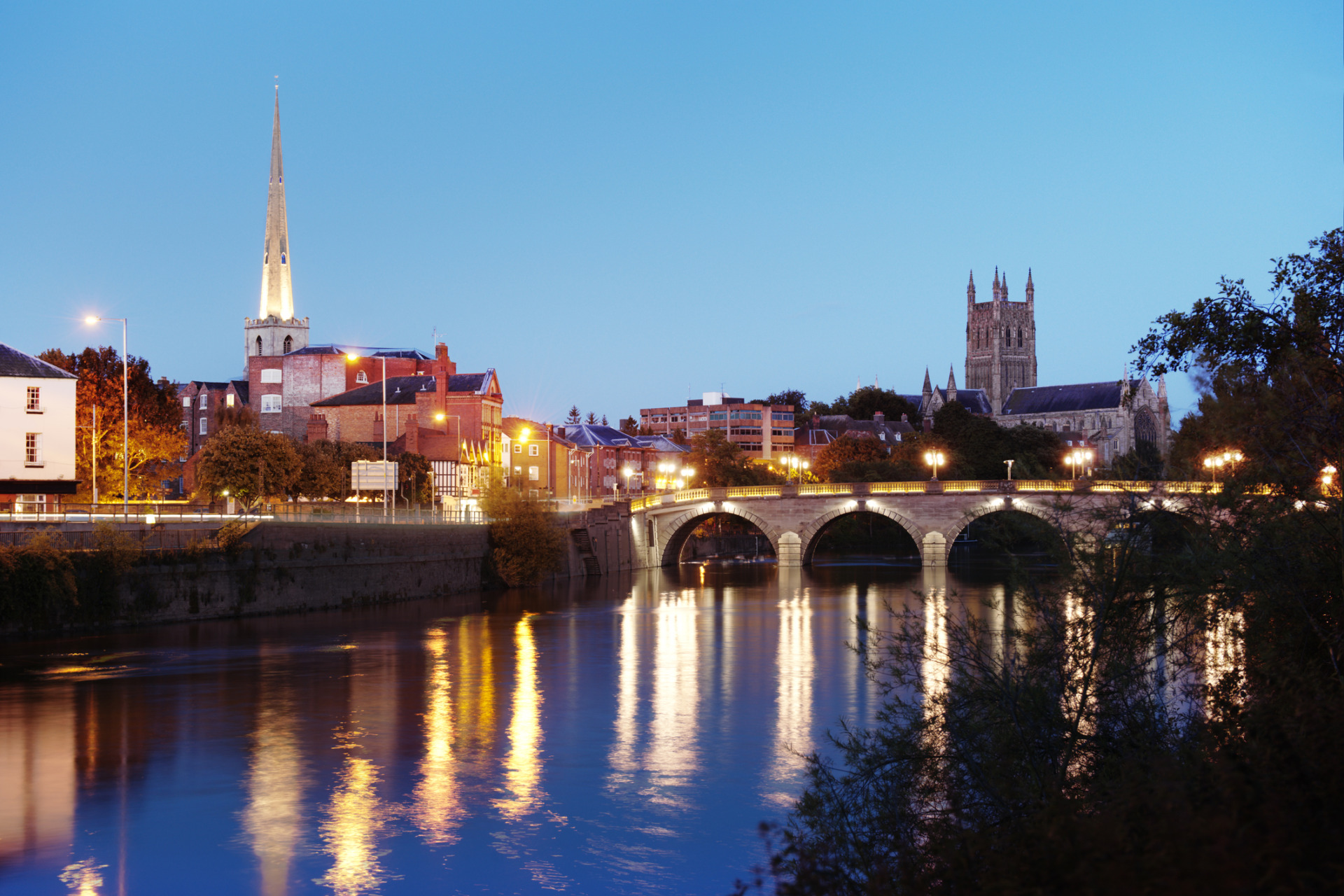 Worcester veduta cattedrale