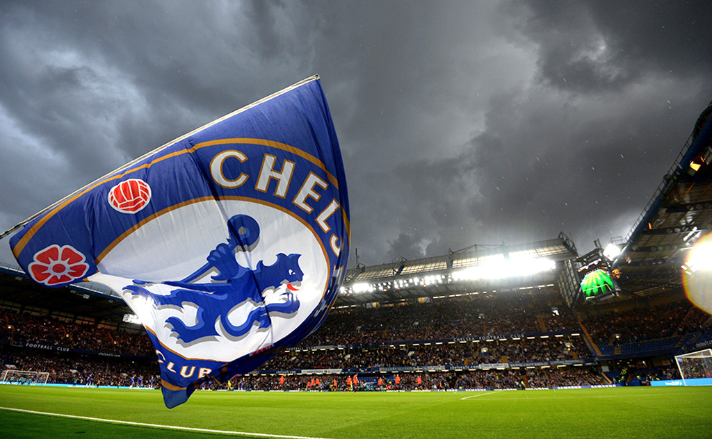 Bandiera della squadra del Chelsea