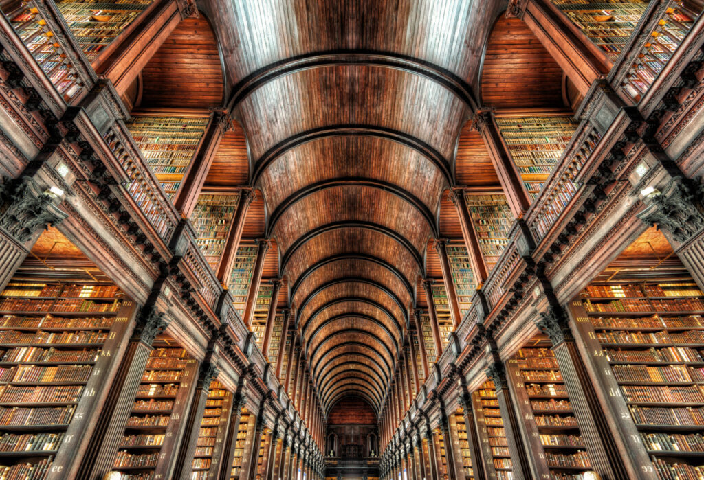 Libreria del Trinity College a Dublino