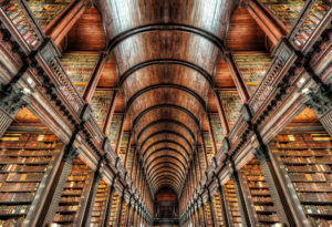 Libreria del Trinity College a Dublino