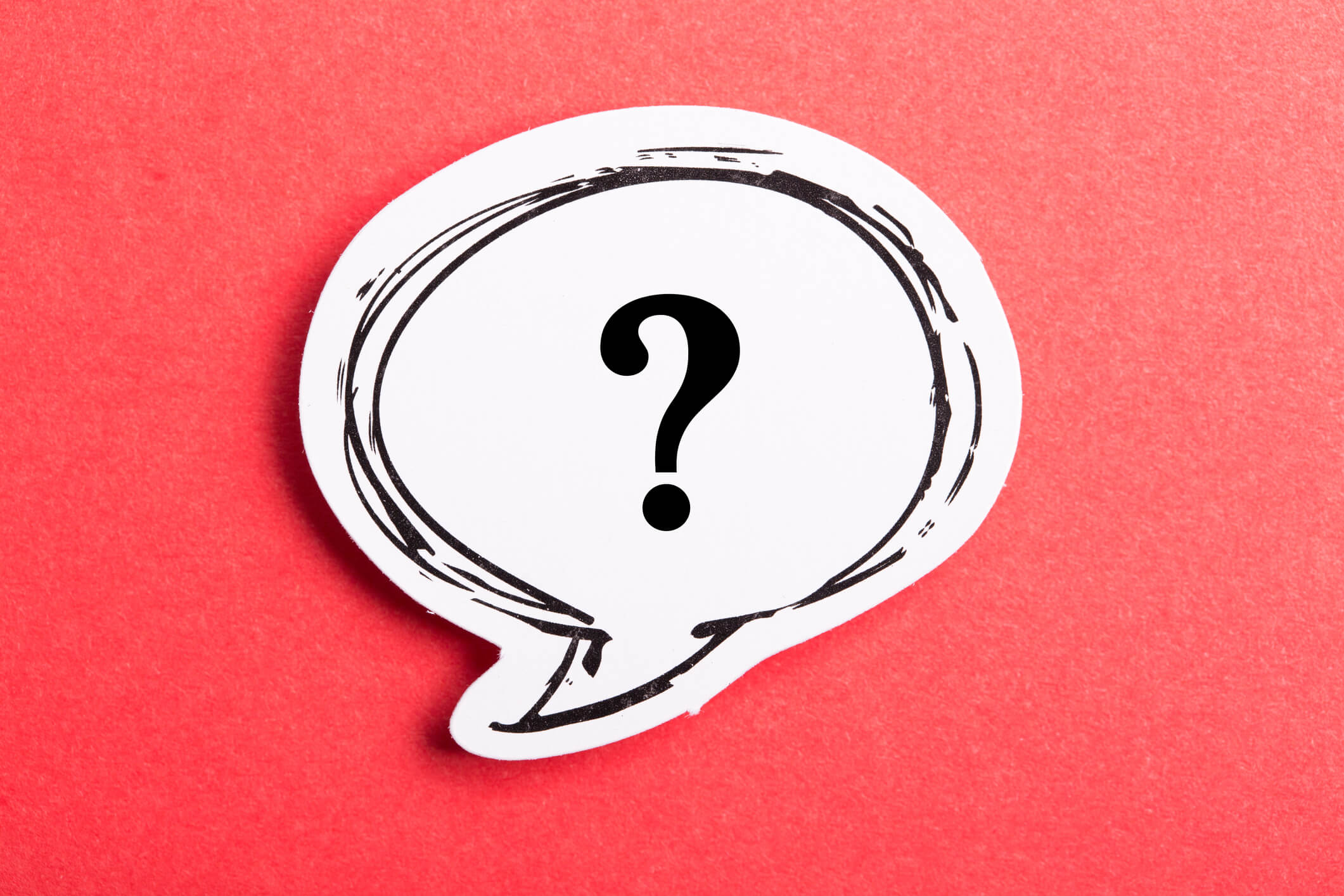 Nuvola con punto interrogativo