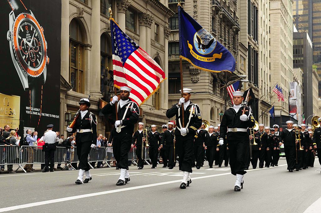 La parata in occasione del Columbus Day negli USA