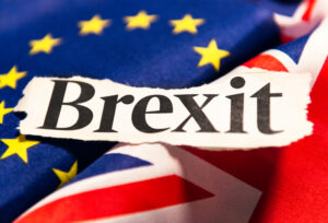 Scritta Brexit