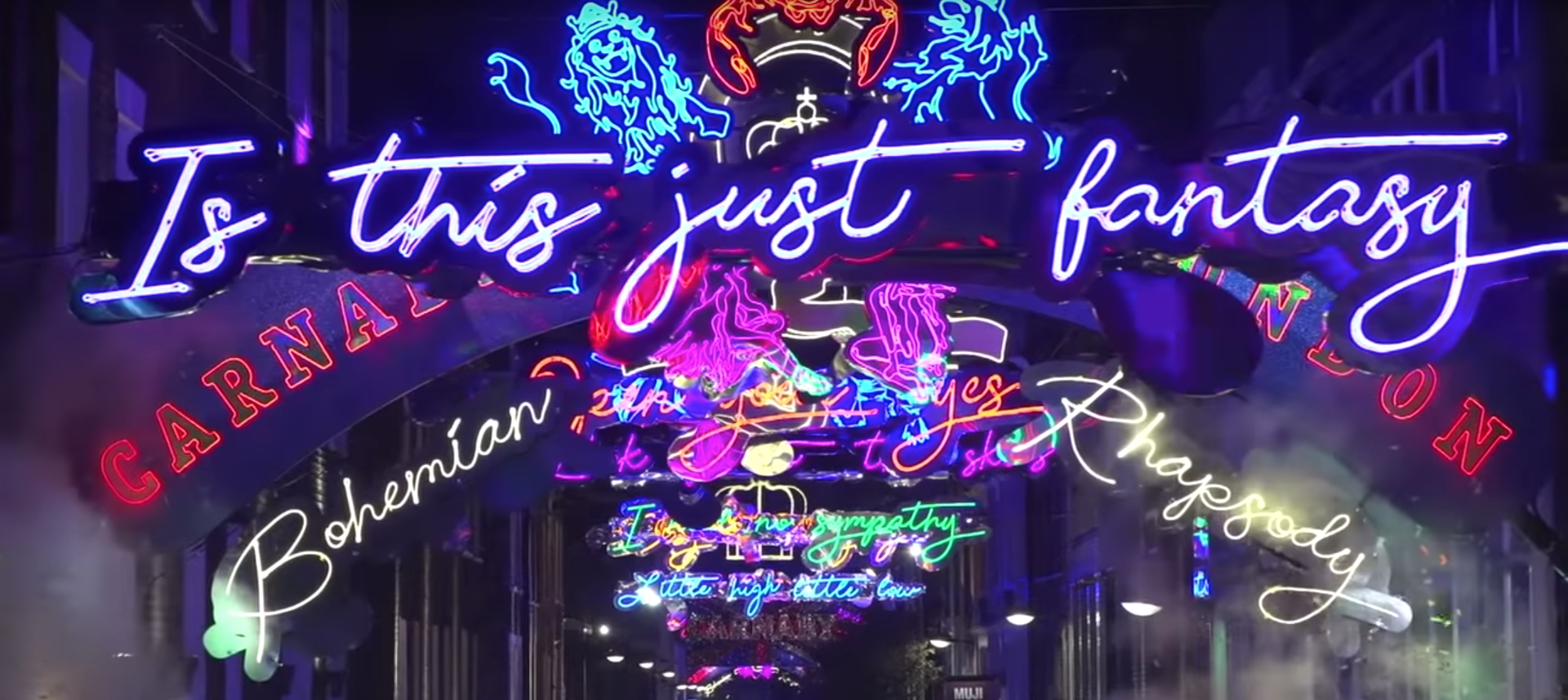 Scritte Neon a Carnaby Street