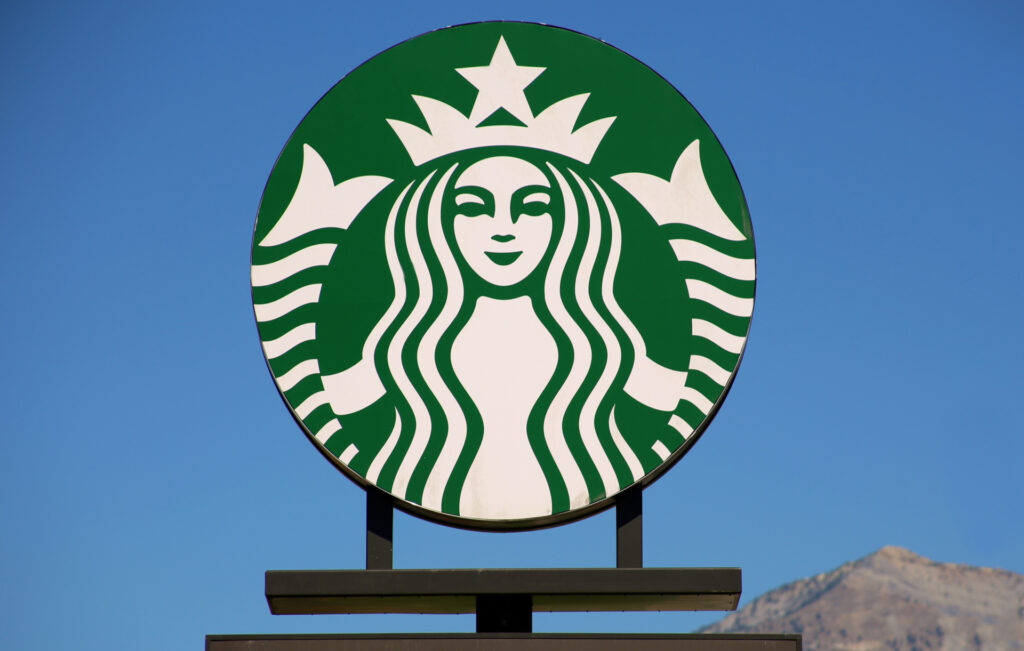 Insegna Starbucks