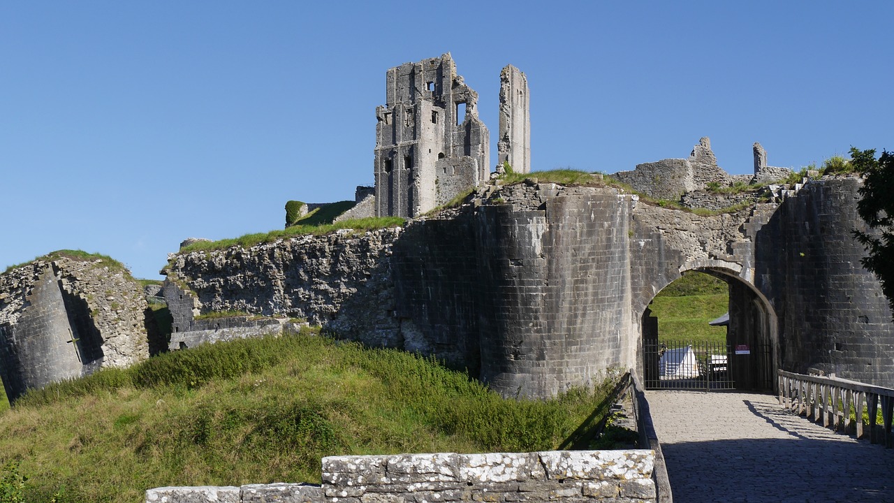 Castello di Corfe Inghilterra