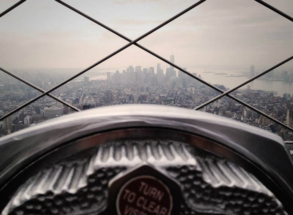 Panorama dall'empire state building NY