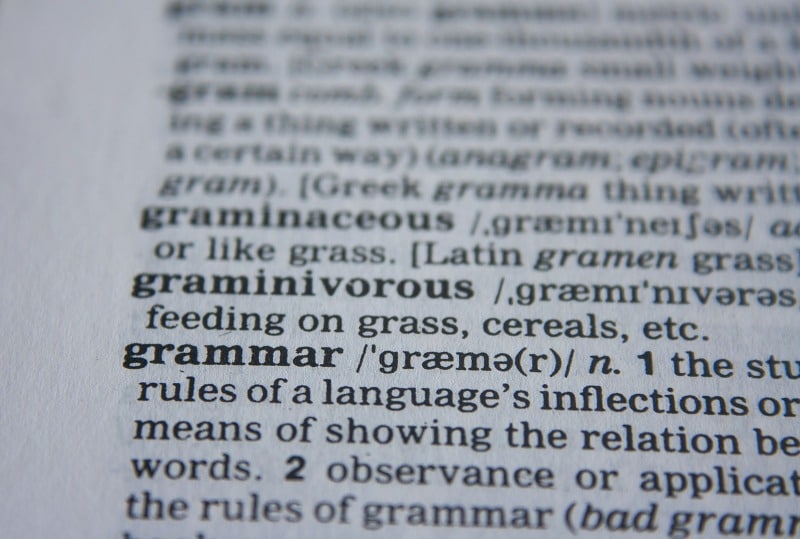 Grammatica dizionario