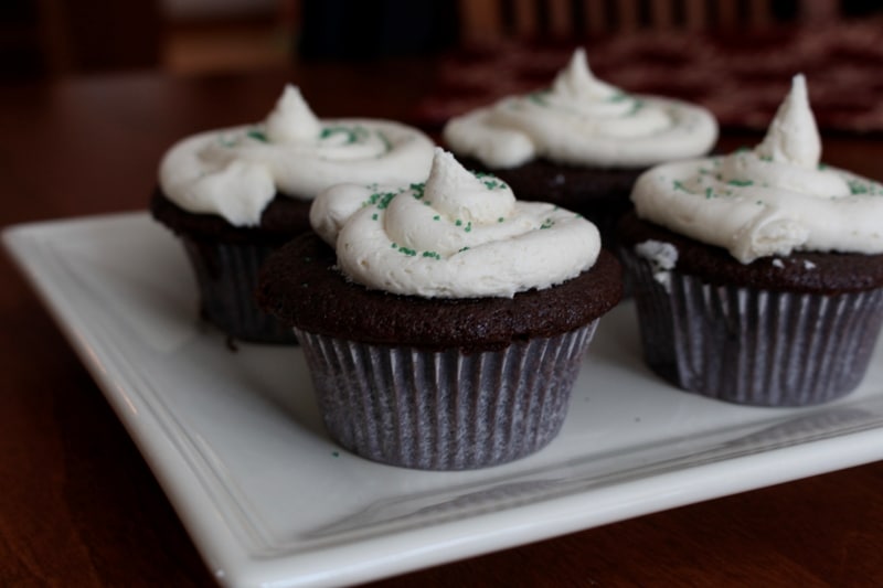 Cupcake dolce irlandese