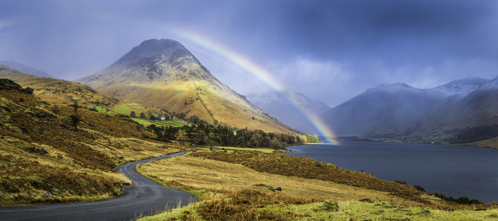 Il distretto dei laghi nella contea di Cumbria in autunno