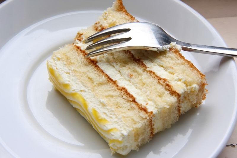 Dolce torta vaniglia e limone