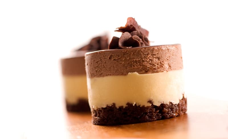 Mousse al cioccolato dolce irlandese