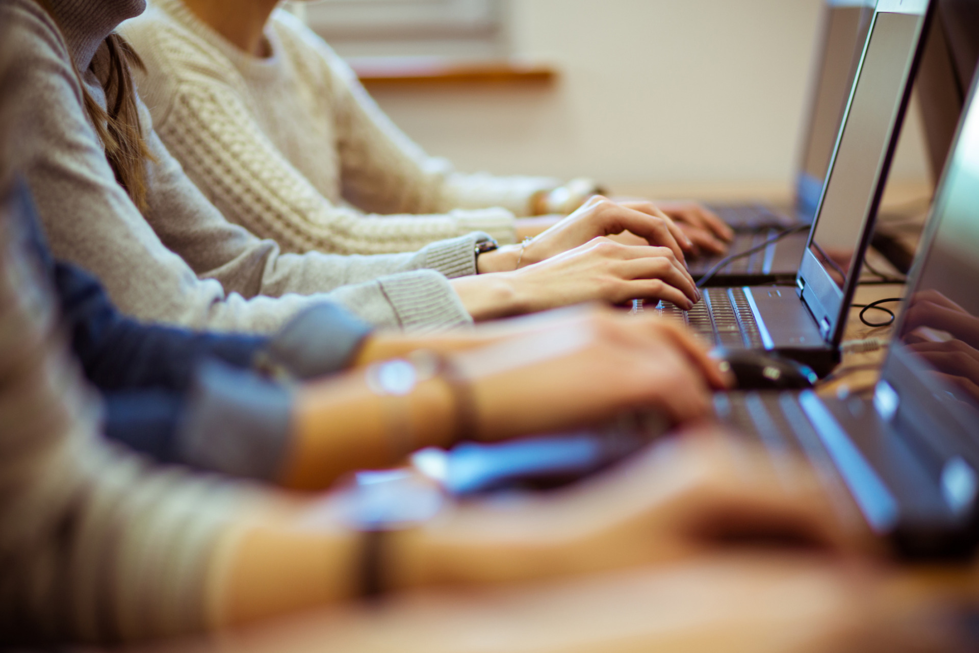 What is Digital Citizenship? Why is it so important? Group of women learning computer programming
