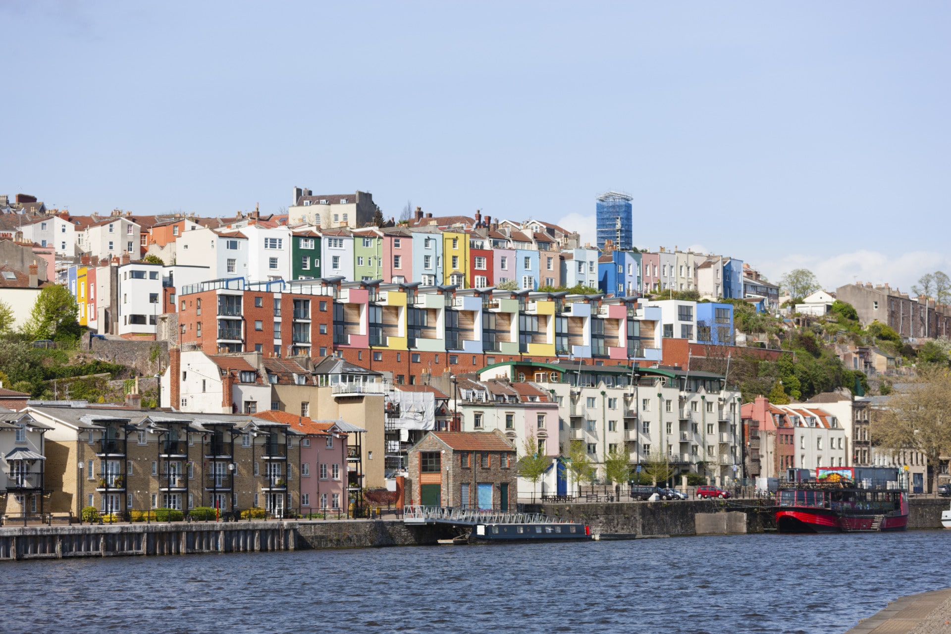 7 cose da vedere a Bristol Bristol vista case colorate