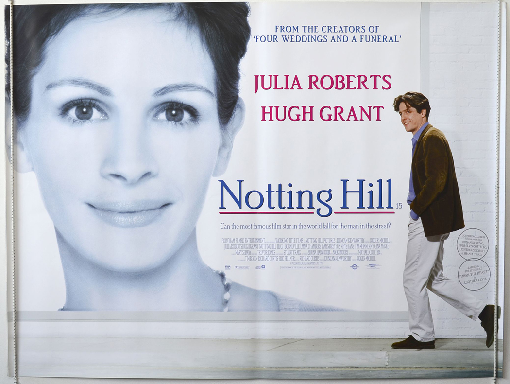 10 Film per imparare l’inglese locandina del film Notting Hill