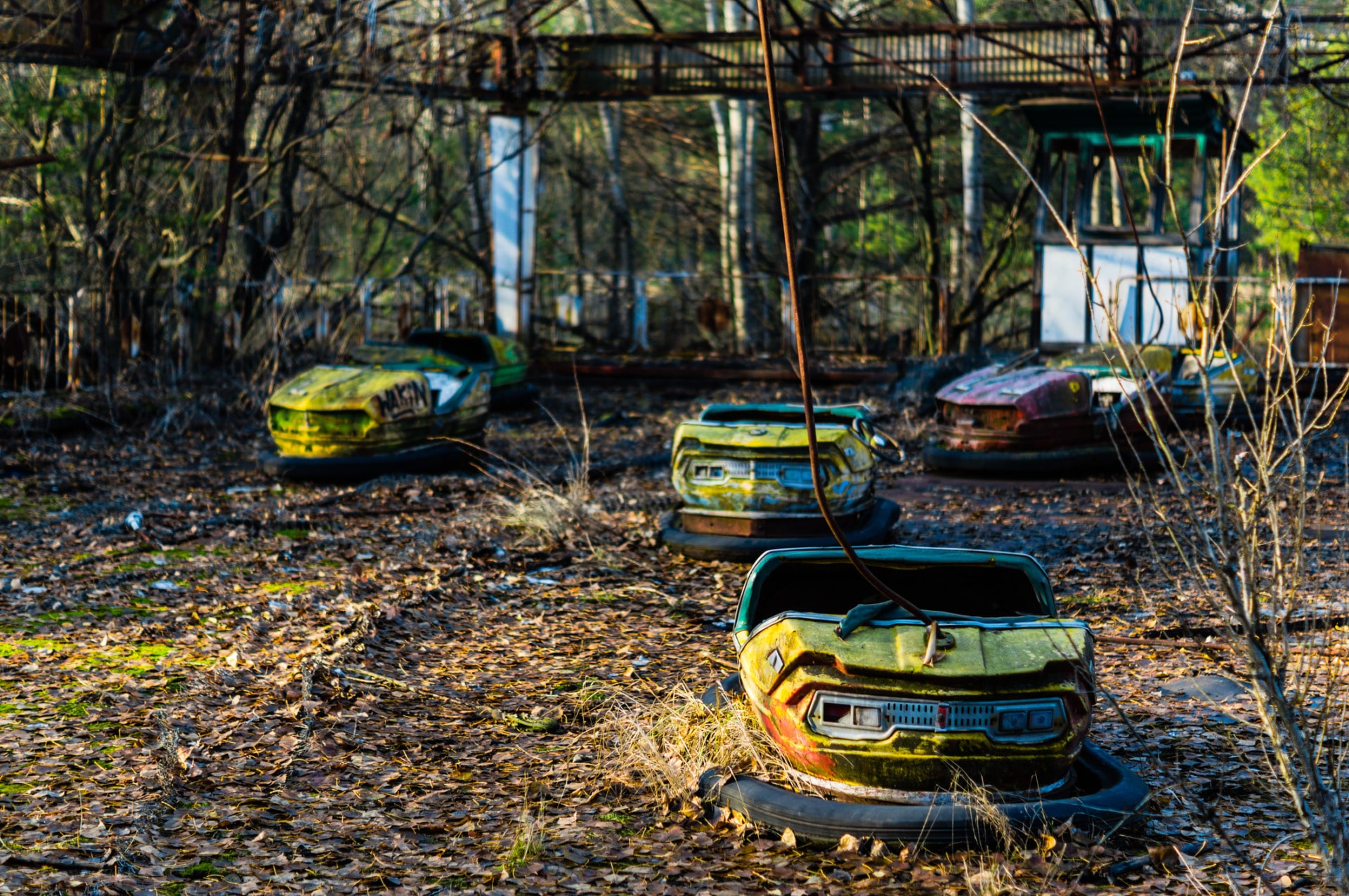 I luoghi più spaventosi del mondo autodrome in Pripyat