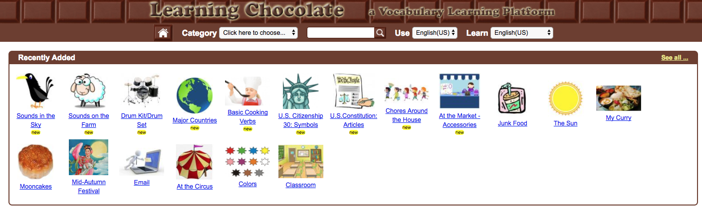 Great vocabulary sites with pictures, audio, text and exercises Schermata 2017-10-31 alle 16.26.39