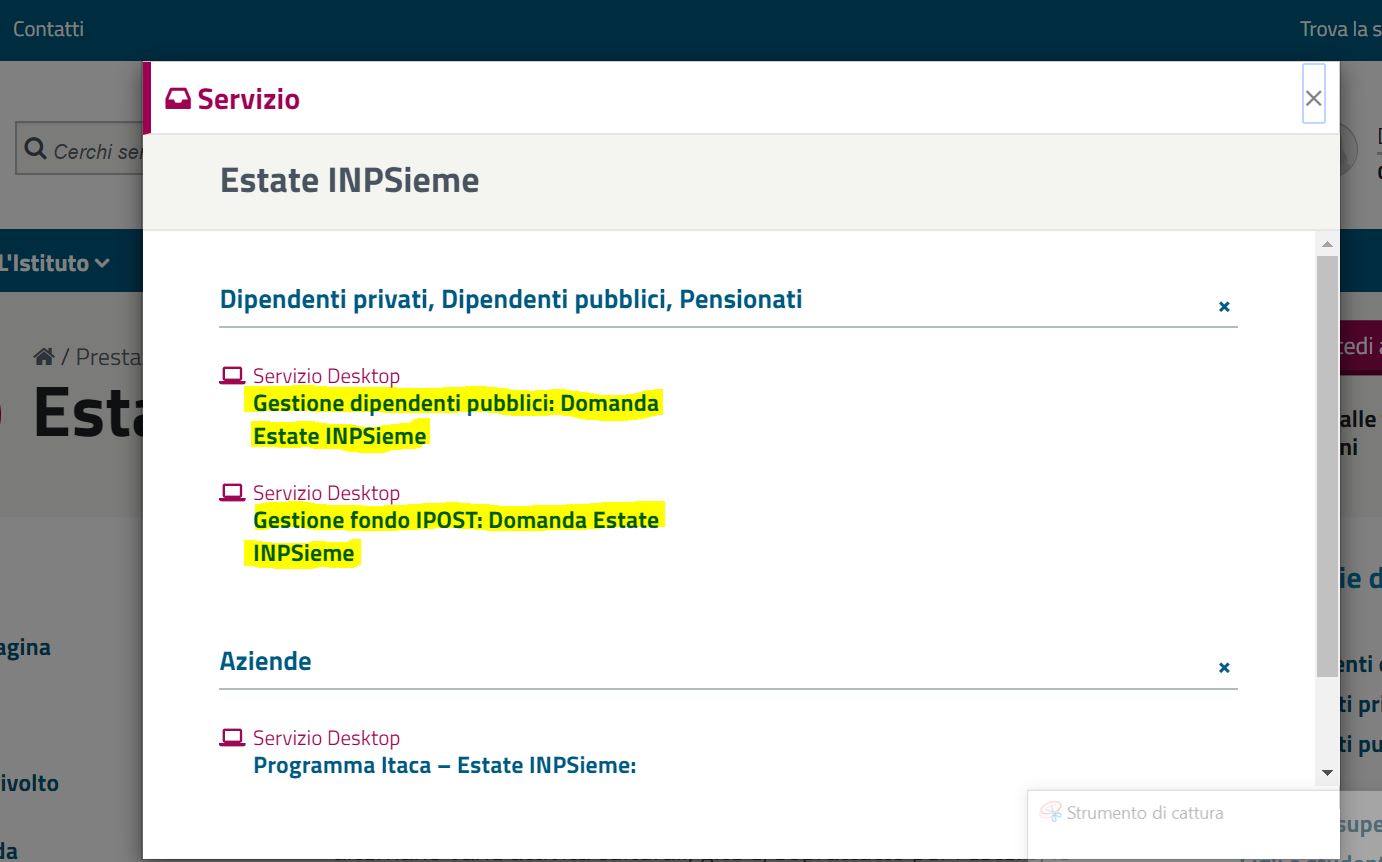 Come Inviare la domanda Estate INPSieme 2020 Come Inviare la domanda Estate INPSieme 2020