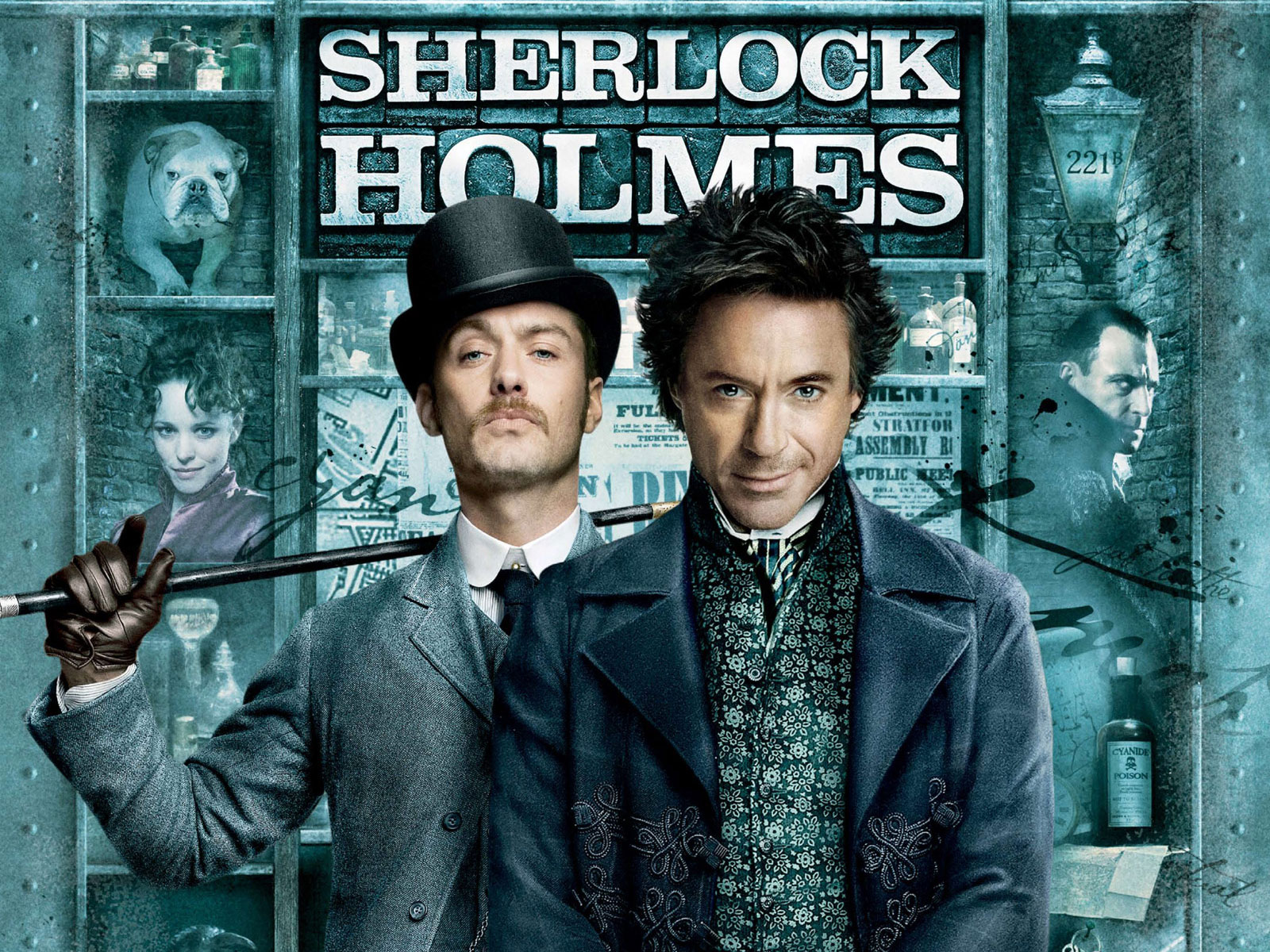 10 Film per imparare l’inglese locandina del film Sherlock Holmes
