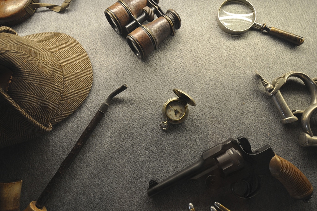 Una lezione di inglese sulle avventure di Sherlock Holmes Kit di Sherlock Holmes