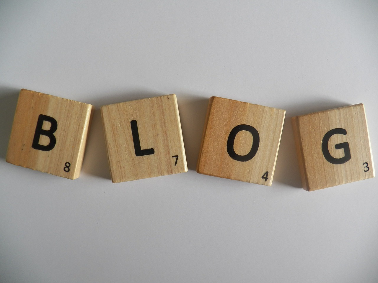 Come usare un blog durante le lezioni di inglese tasselli in legno con scritta blog