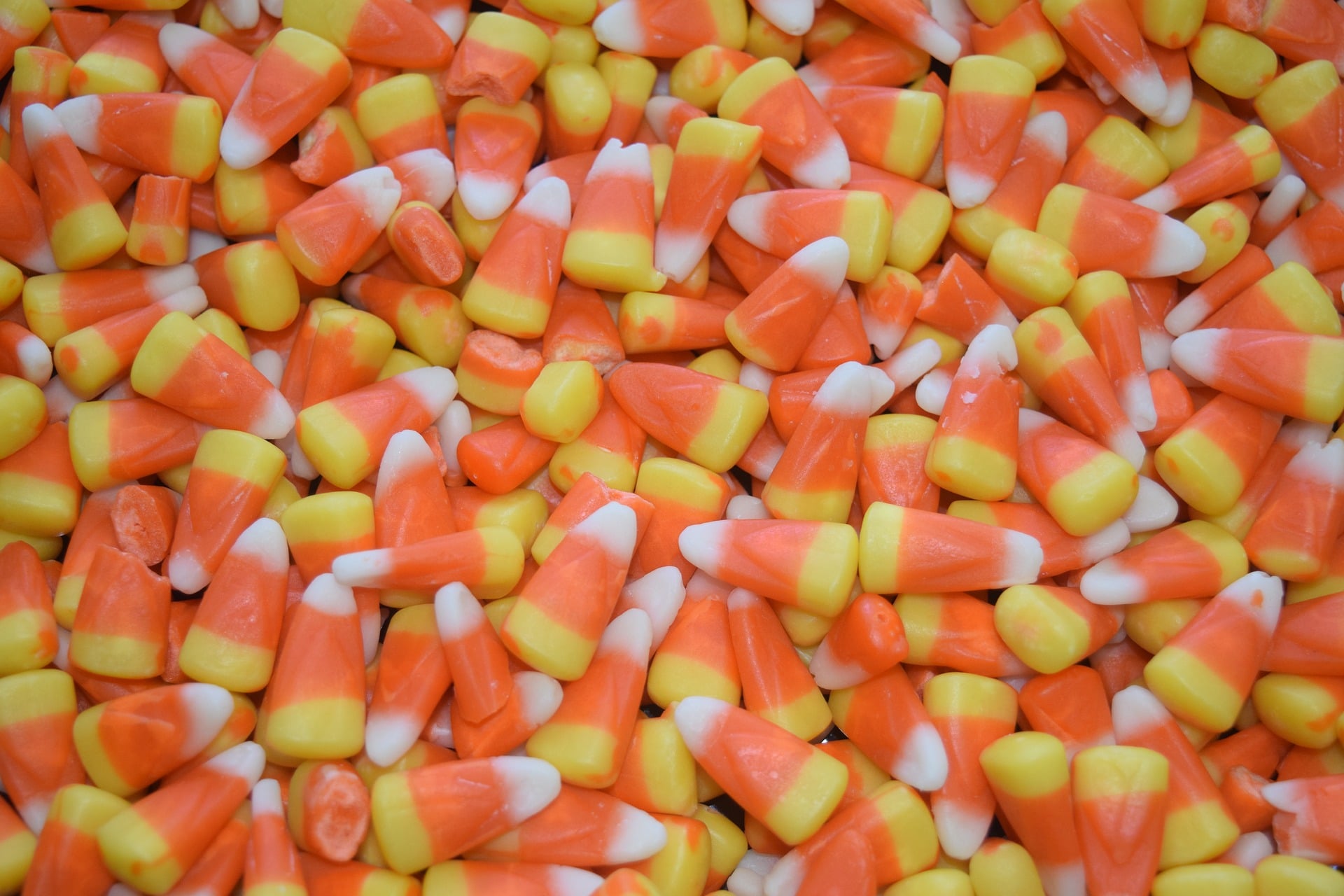7 Simboli e superstizioni di Halloween Caramelle a forma di mais