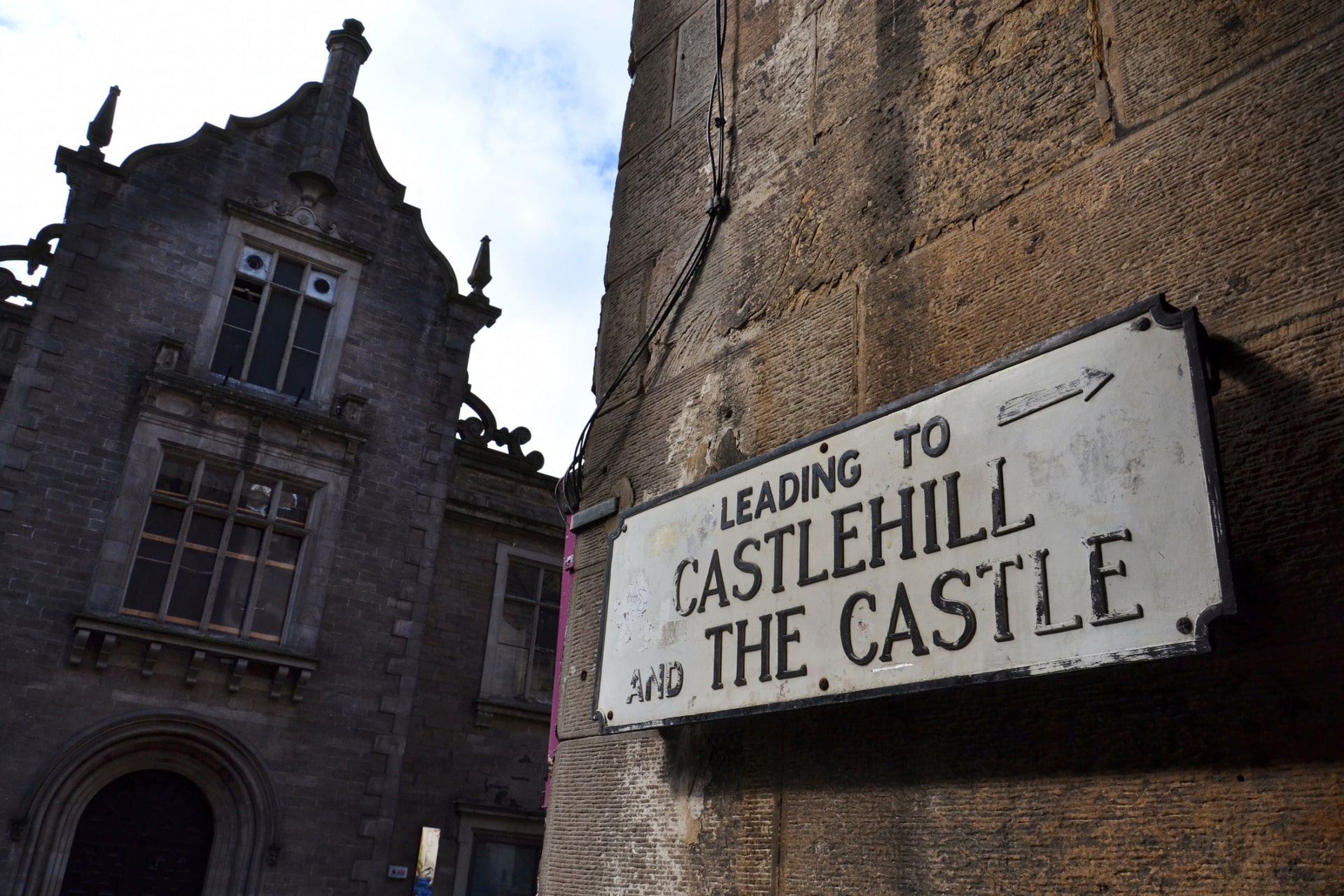 Il castello di Edimburgo: tutto quello che non sapevi Castehill e il Castello di Edimburgo segnaletica