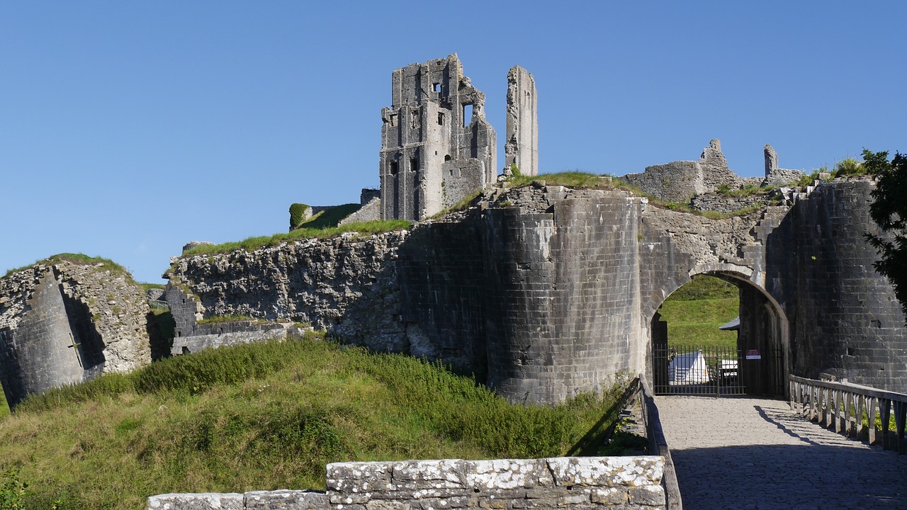I castelli più belli del Regno Unito Castello di Corfe Inghilterra