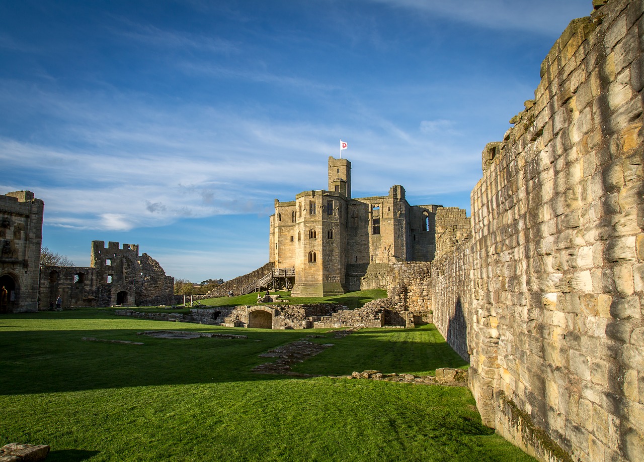 I castelli più belli del Regno Unito Castello di Warkworth Inghilterra
