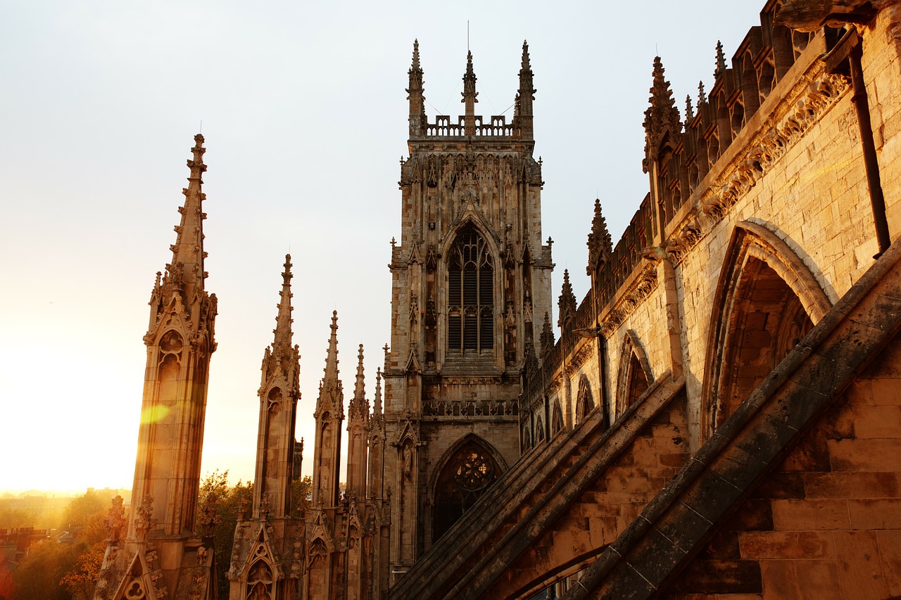 Cosa vedere a York torre della cattedrale di York in Inghilterra
