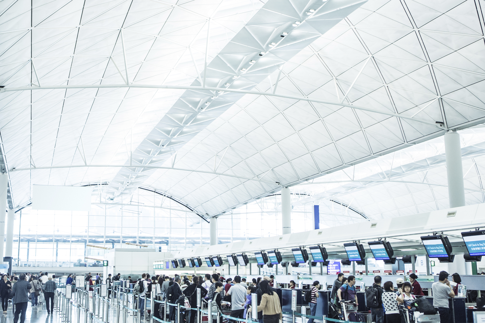 Parole in inglese che non puoi tradurre in italiano Check In a Hong Kong International Airport