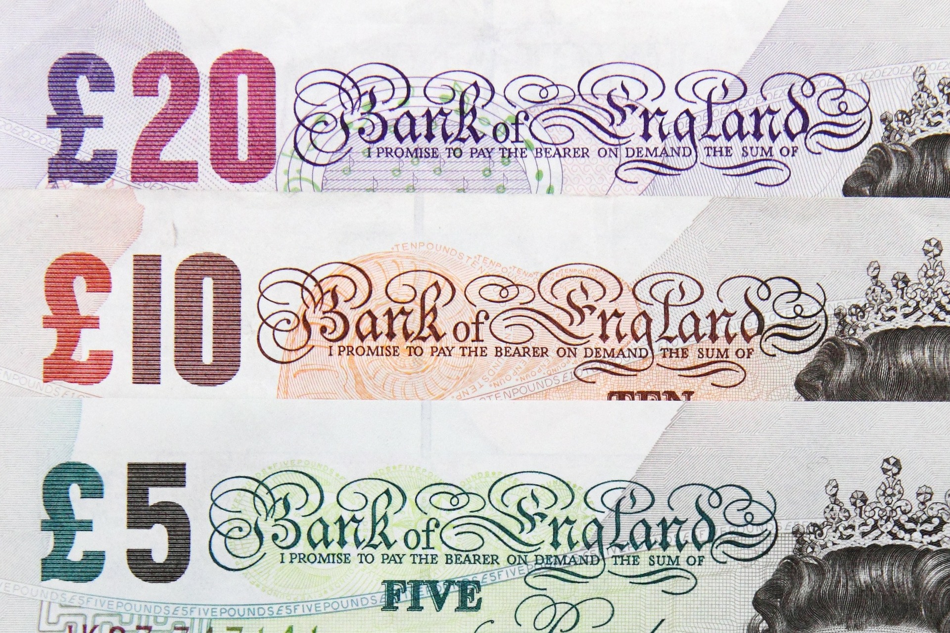 Sterlina inglese: tutto quello che non sai Banconote inglesi