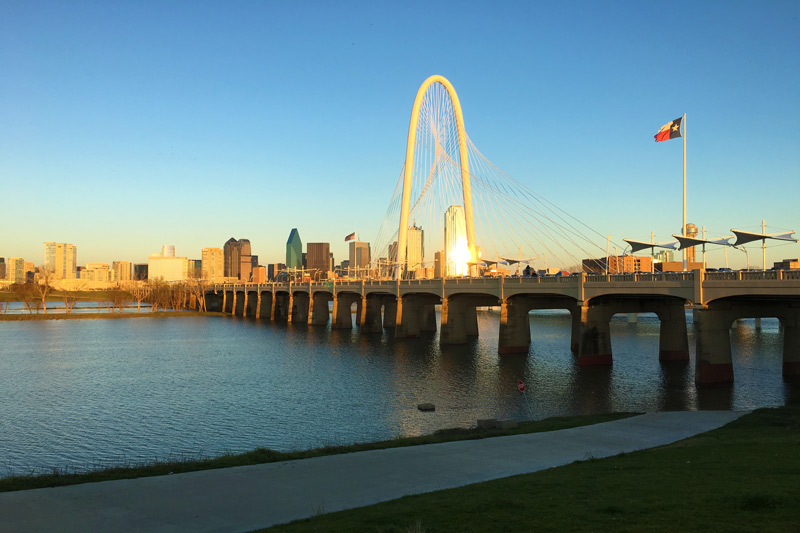 Cosa vedere a Dallas Ponte con veduta di Dallas