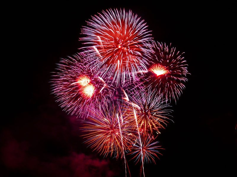 8 curiosità sull’Irlanda Fuochi d'artificio in cielo