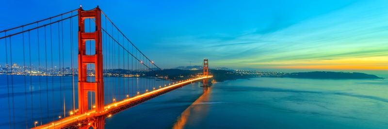 8 Luoghi romantici nel mondo Golden Gate a San Francisco