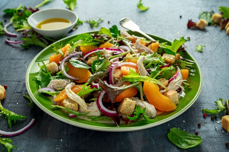 Piatti tipici della festa del ringraziamento Insalata americana