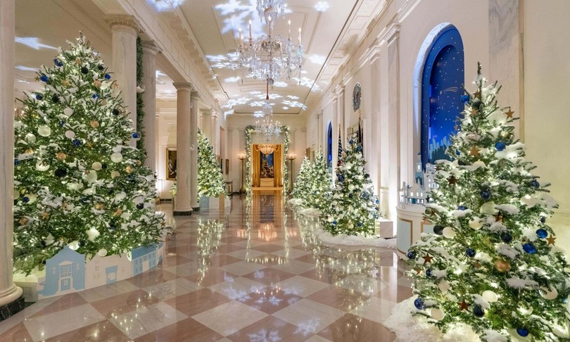Il primo Natale di Biden alla Casa Bianca albero di Natale Casa Bianca