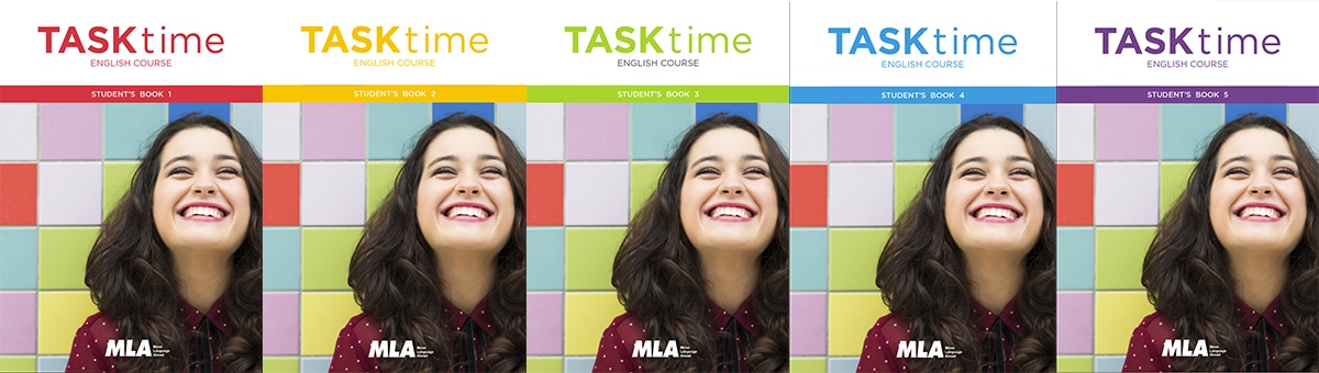 Lo student's book targato MLA: una grande novità di quest'anno! Collage dei libri di testo MLA