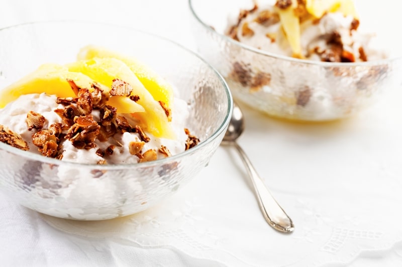 Cosa mangiare a Dublino: 15 piatti tipici Irlandesi Mango Rice Pudding dolce irlandese