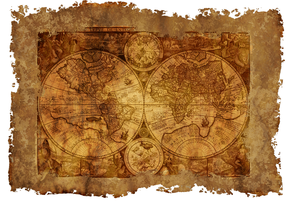 Elisabetta I e lo splendore del suo tempo Mappa del mondo