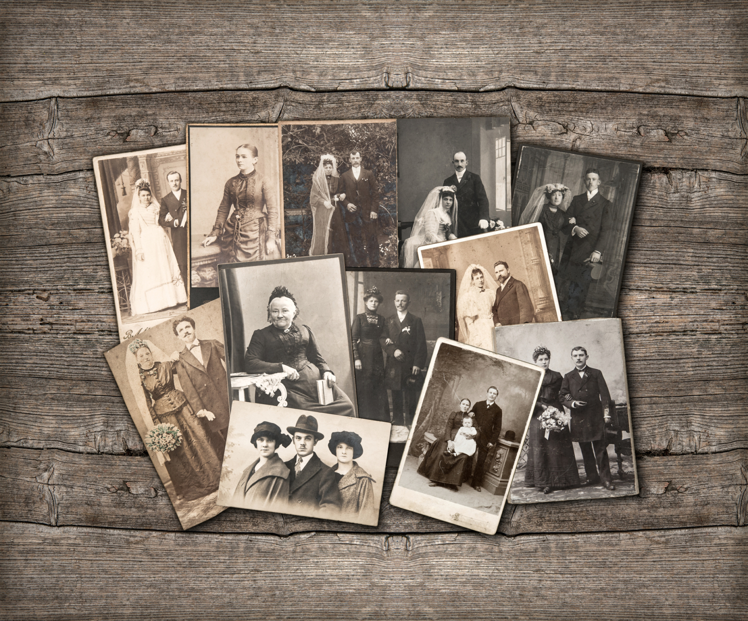 Il matrimonio ai tempi di Jane Austen antica foto di famiglia