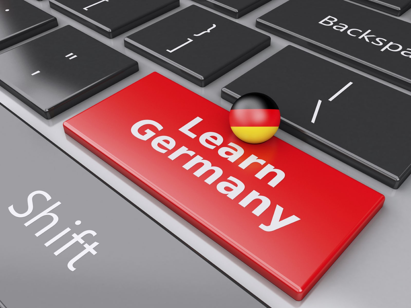 3 Motivi per imparare queste lingue cartello con scritta in tedesco