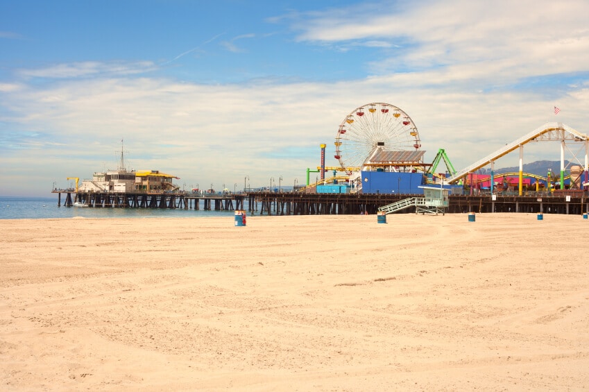 Le spiagge da non perdere a Los Angeles Spiaggia di Santa Monica USA